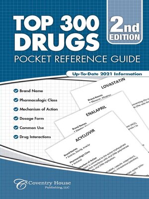 cover image of Top 300 Drugs Pocket Reference Guide (2021 Edition)